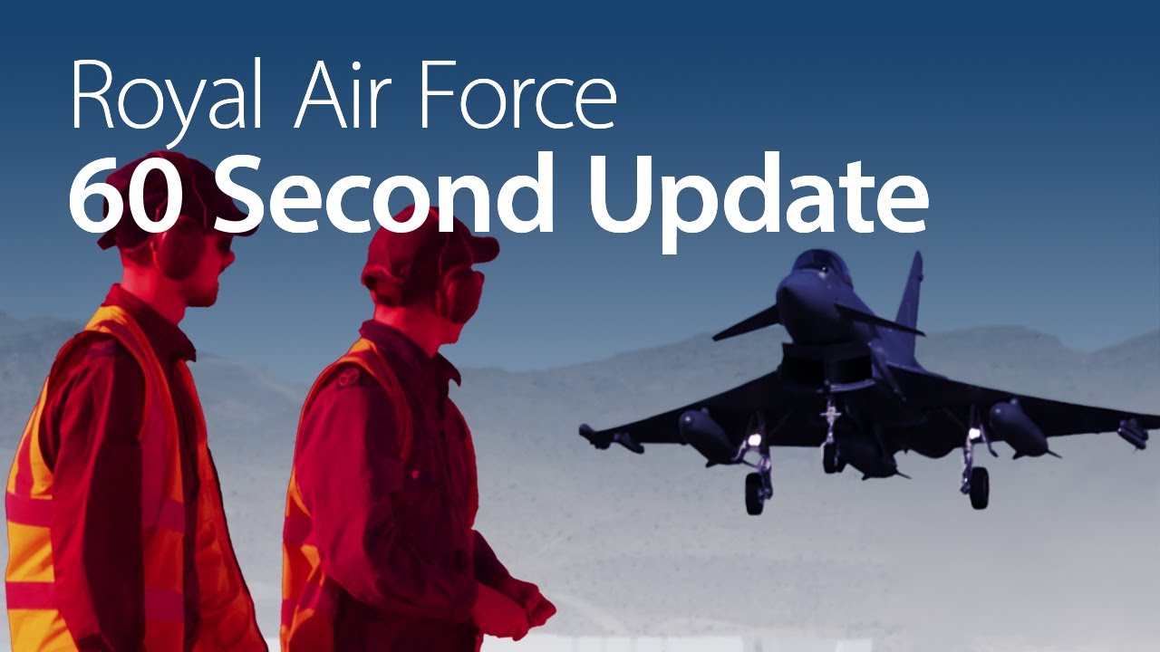 RAF 60 Second Update: Catering for Op Biloxi, Exercise Red Flag and Typhoons over Syria