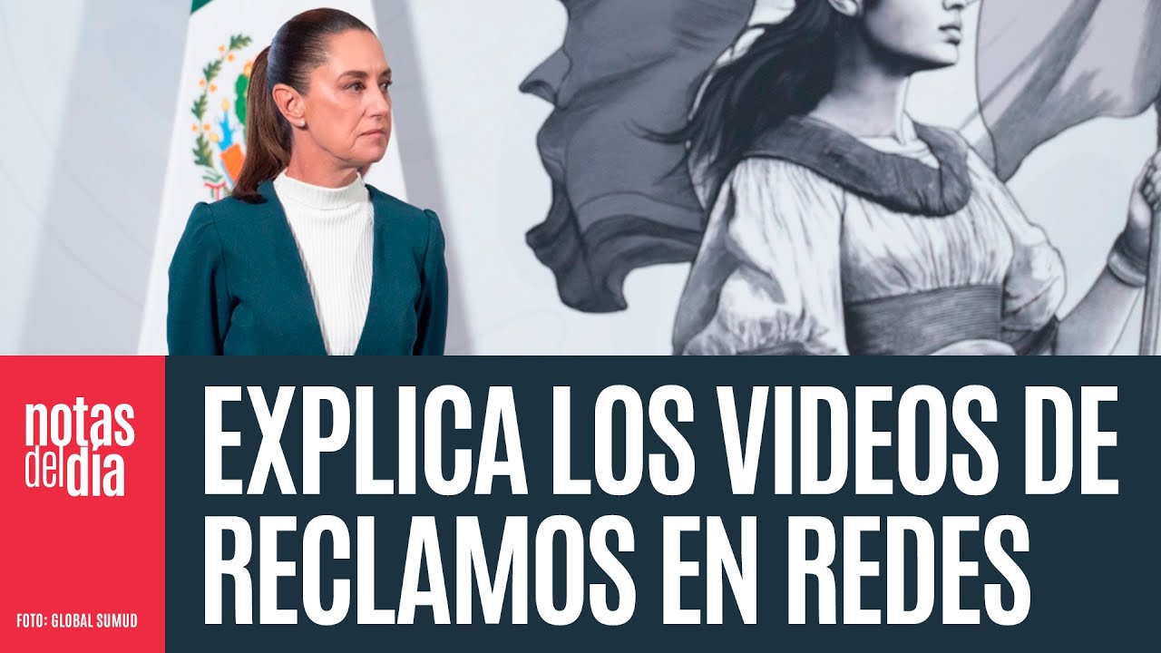 La red mueve dos o tres VIDEOS de reclamos a Sheinbaum. ¿Qué fue? Ella lo explica