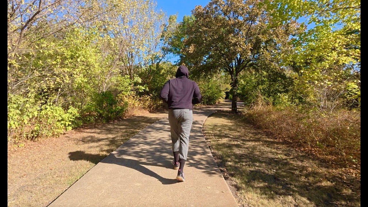 Roy Orr Trail Park| Jog Along | 4K | 1 Mile | DeSoto, TX