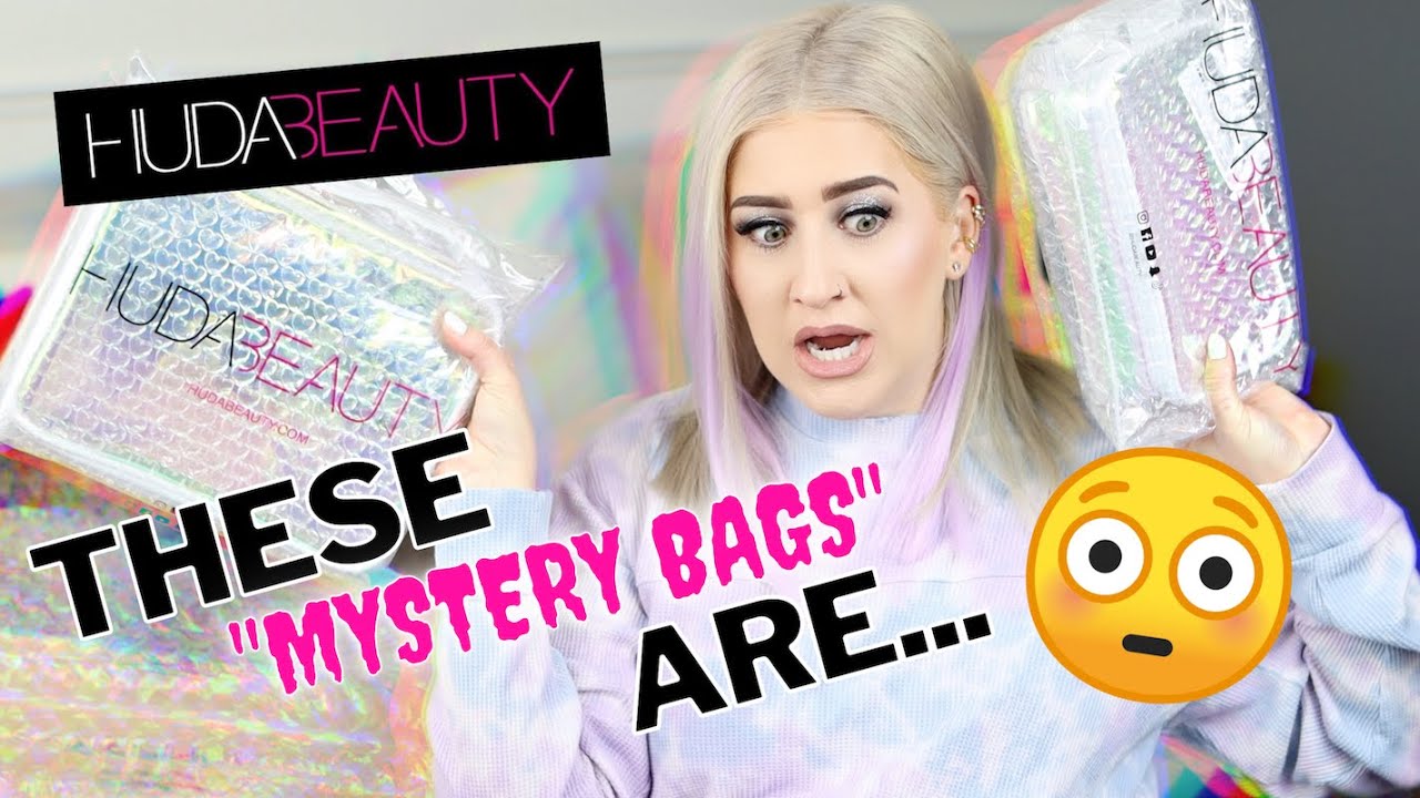 *UNBOXING* HUDA BEAUTY MYSTERY BAGS! Large & Small!!!