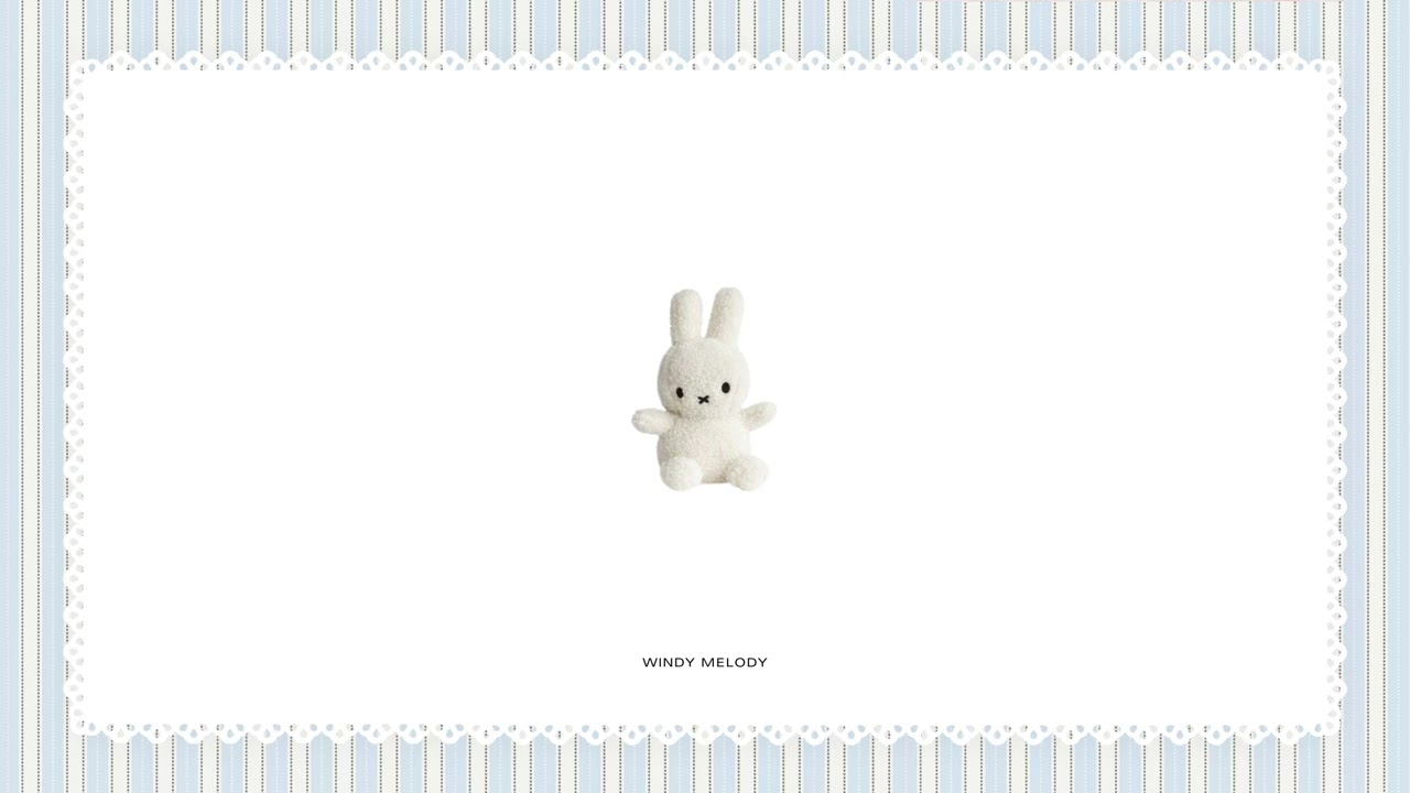 Miffy Plushie 🐇 Lofi Beats for Studying, Smiling & Soft Focus | 1 Hour of Cozy Calm Vibes