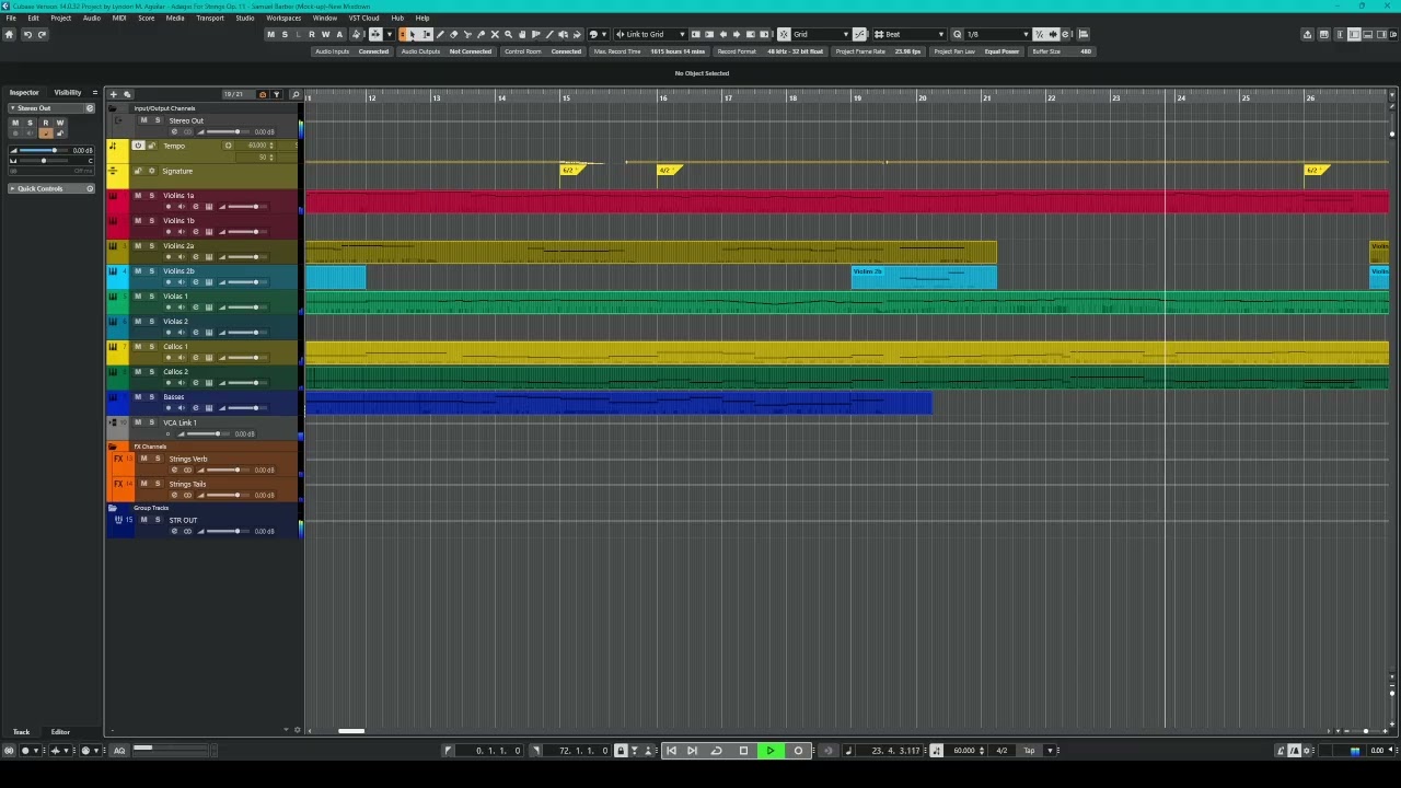 Adagio for Strings by Samuel Barber running with my new desktop | Intel Core i9-14900 | 128 GB RAM