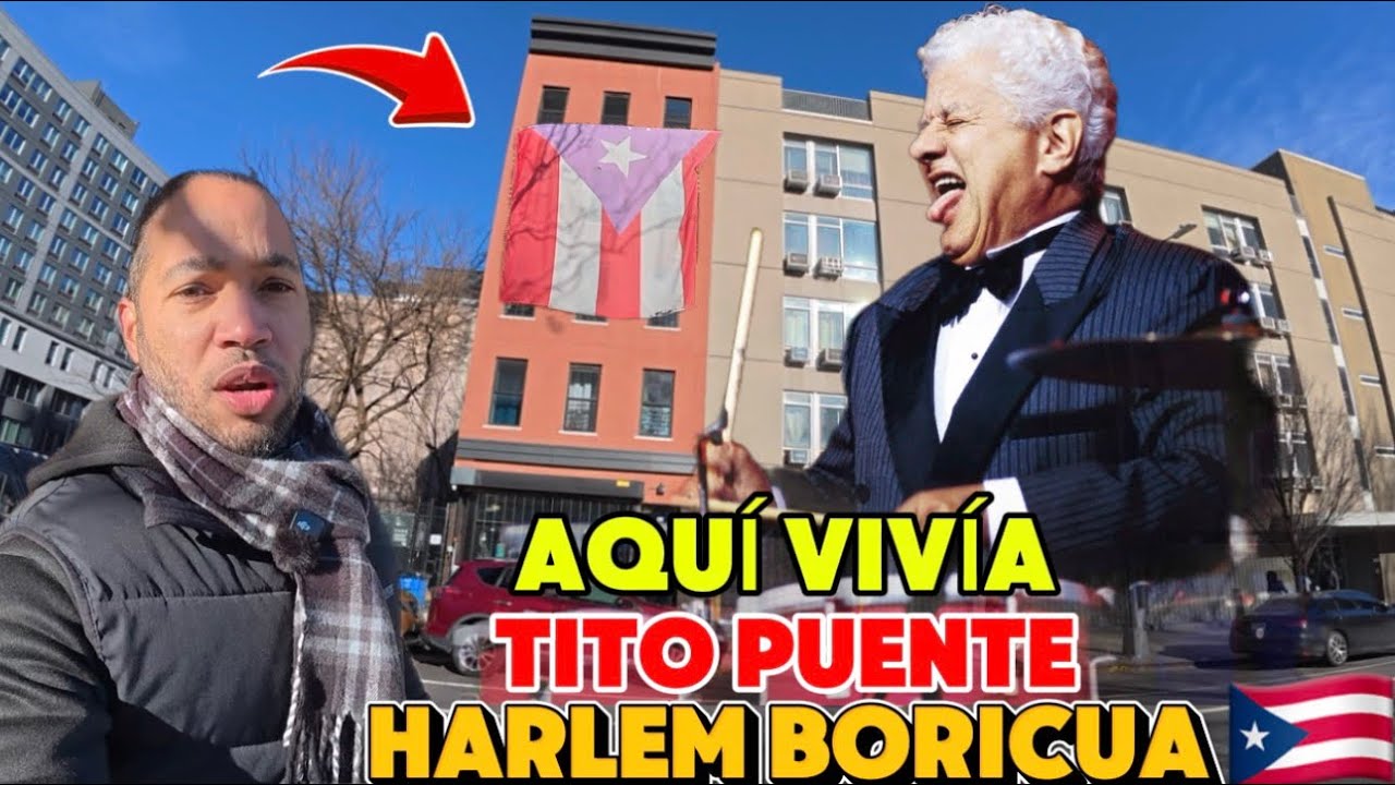 AQUÍ VIVIÓ TITO PUENTE EN HARLEM 🇵🇷 No lo vas a creer 