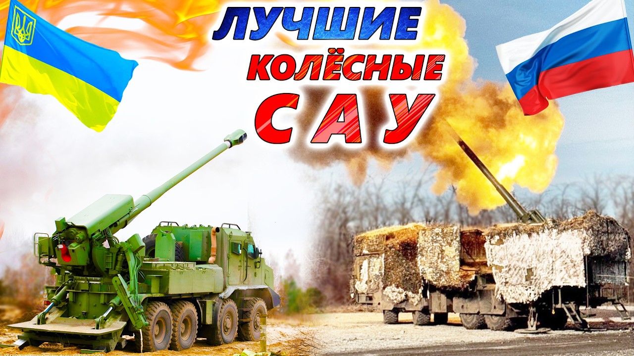 5 САМЫХ ЛУЧШИХ САМОХОДНЫХ ГАУБИЦ на колёсном шассии войны в Украине. Что эффективней для штурма?