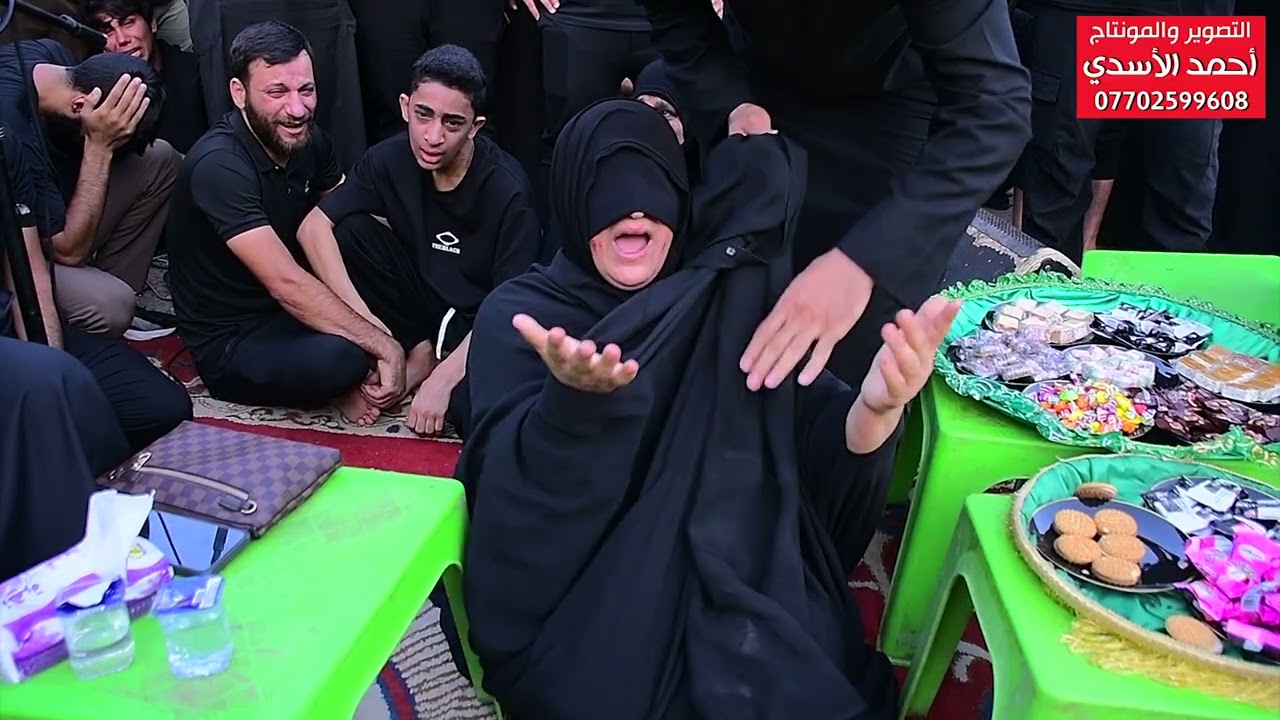 مجلس عزاء سابع المرحوم الشاب سلوان الساعدي بصوت الناعي ملا حيدر الربيعي