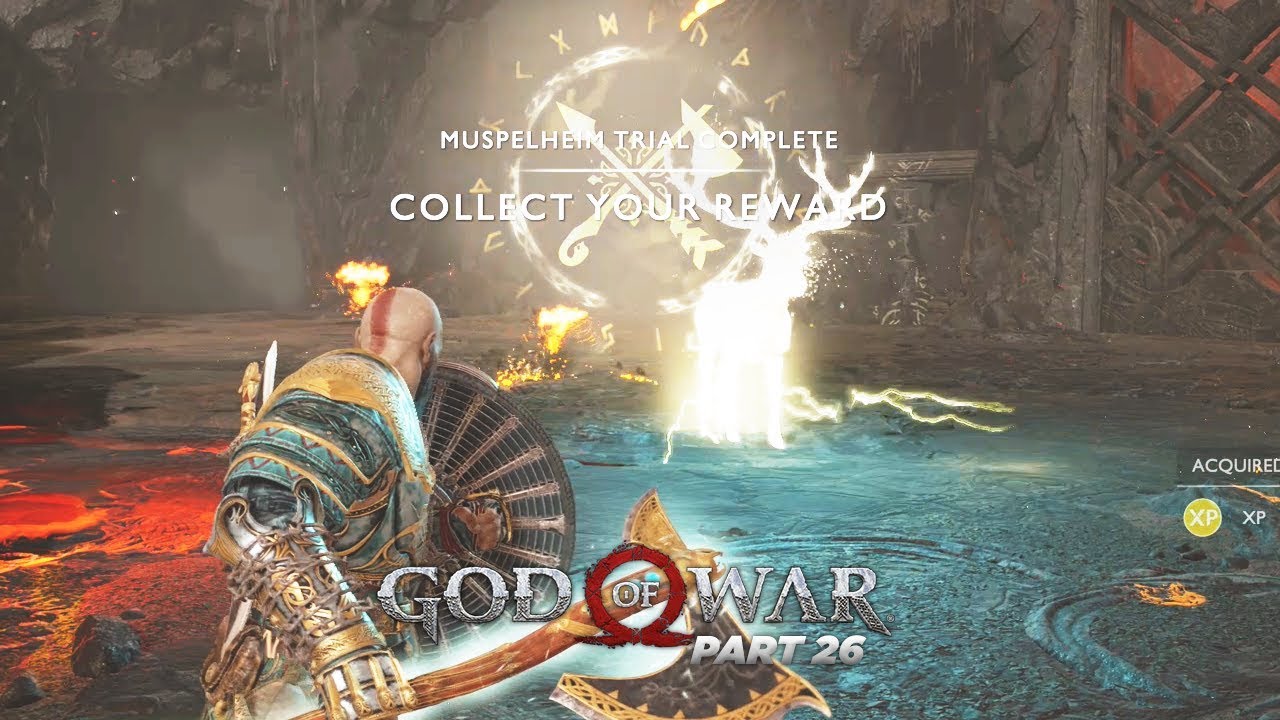 God of War (2018) - Part 26 - MUSPELHEIM VOLCANO SUMMIT (God of War 4)