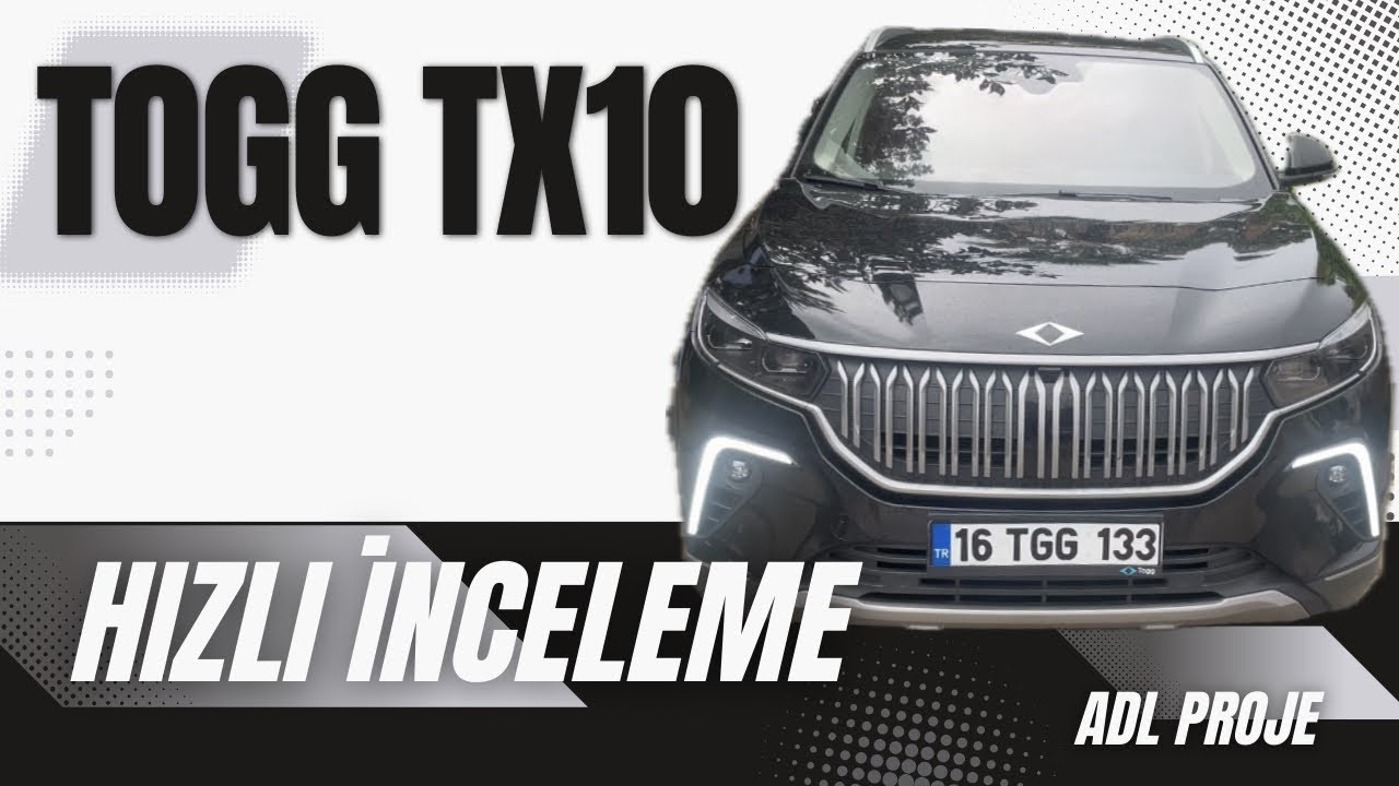 Türkiyenin Gururu Yerli Arabamız TOGG T10X Modelini inceledim