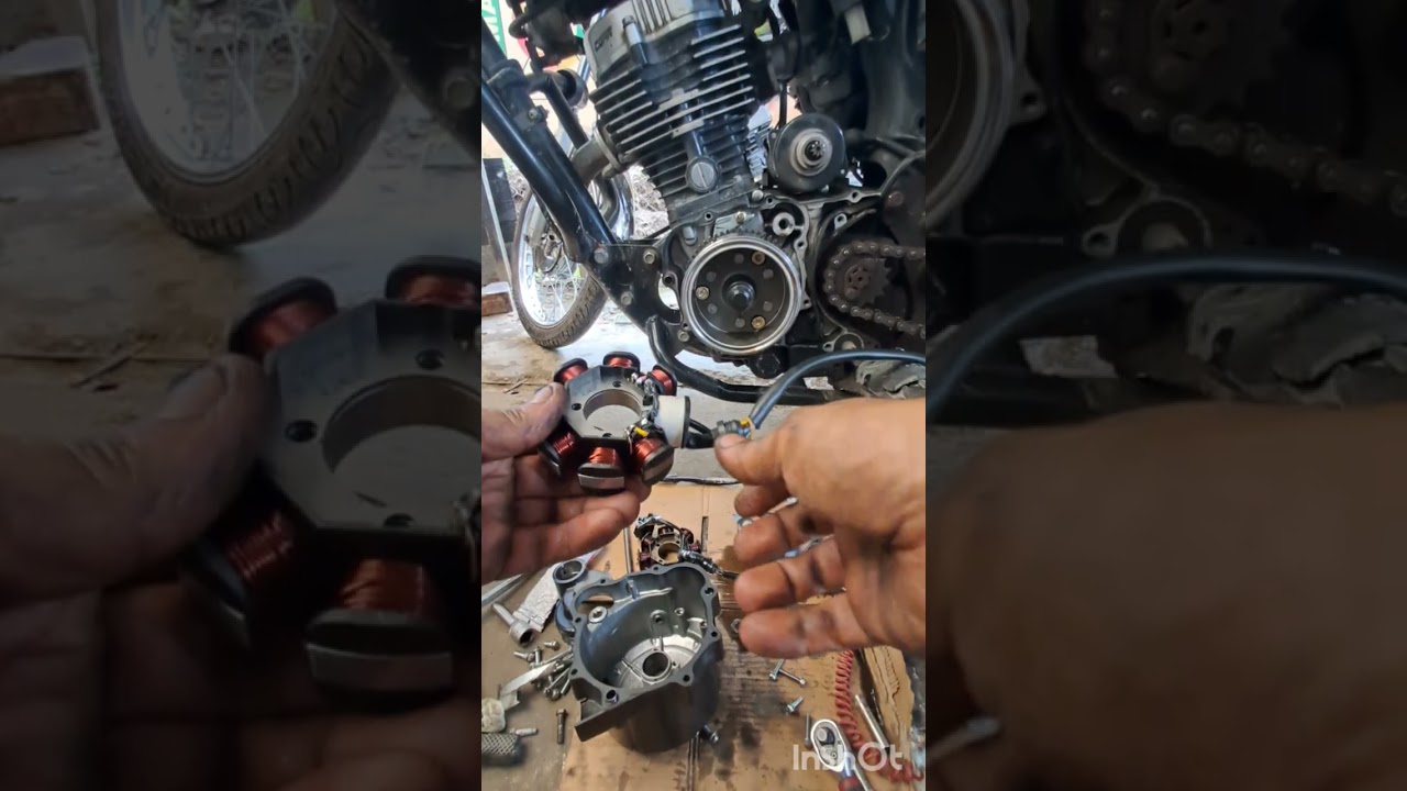 Cambio plato de bobinas #AKT #NKD #viralvideo