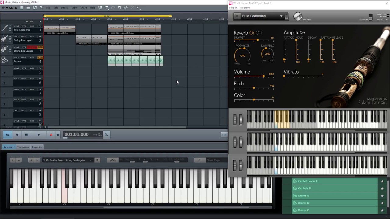 Magix Music Maker - Absolute Beginners Tutorial - Part 22 - Transposing