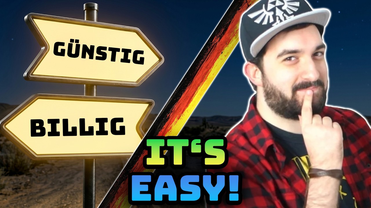 g&uuml;nstig vs billig in German: value for money vs cheap &mdash; usage, tone & examples (A2&ndash;B2)