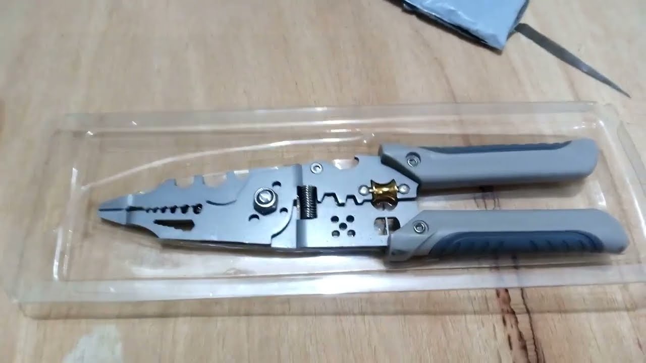 New Multifunctional Wire Crimper Pliers Cable Cutter Adjustable Wire Stripper Terminal Hand Tool