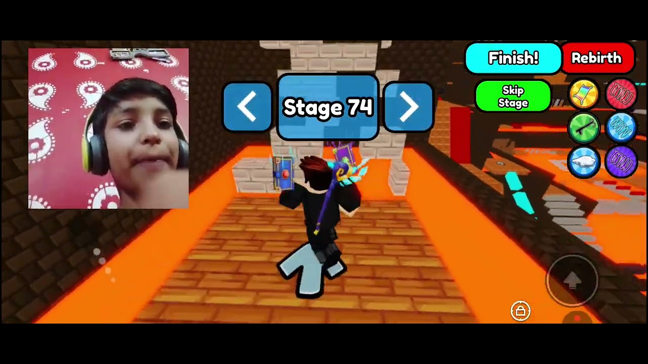 Parkor in Roblox game part 1