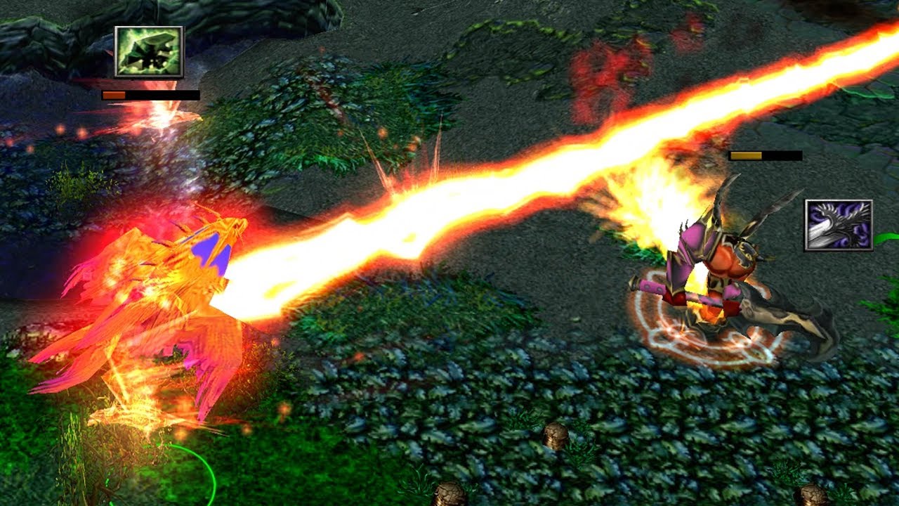 DOTA PHOENIX vs SVEN (REFRESHER + SUPERNOVA)