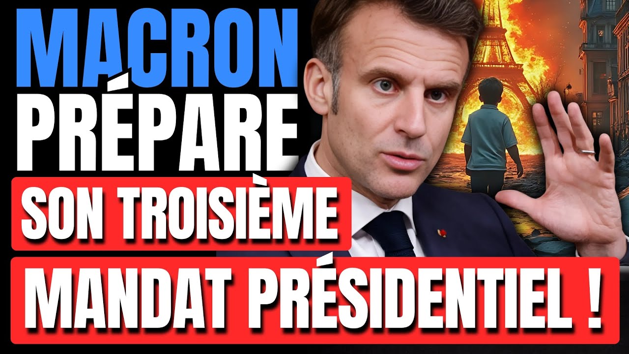 #Macron pr&eacute;pare en secret son troisi&egrave;me mandat pr&eacute;sidentiel pour 2030 / 2032 !