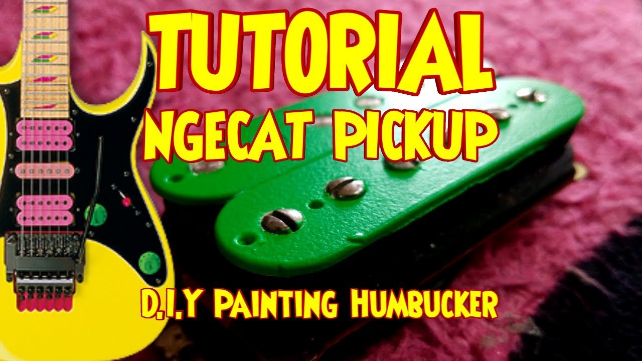Tutorial Mengecat Sendiri Pickup Humbucker - Modif Gitar Elektrik