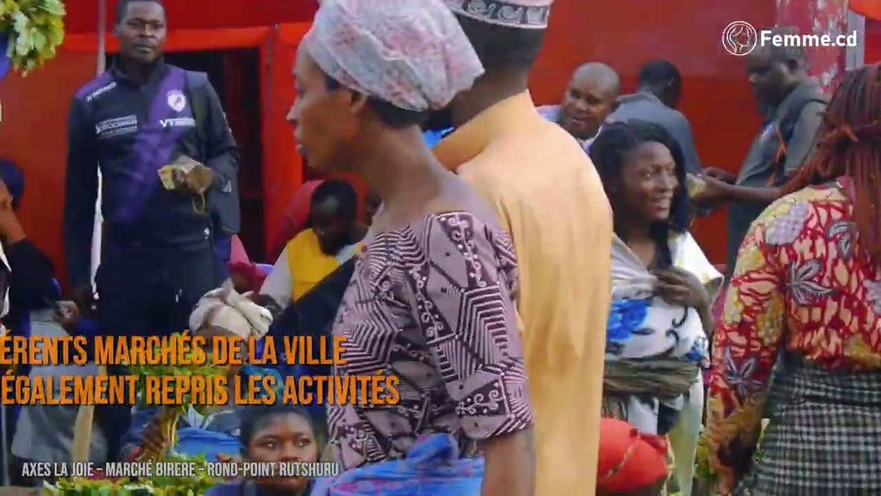 GOMA EN GUERRE, MAIS LES FEMMES TIENNENT LA LIGNE DE VIE