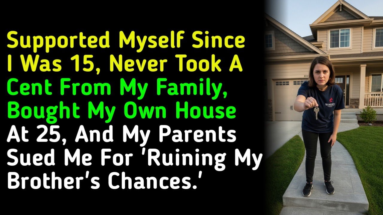 Supported Myself Since I Was 15, Never Took A Cent From My Family, Bought My Own House At 25,...