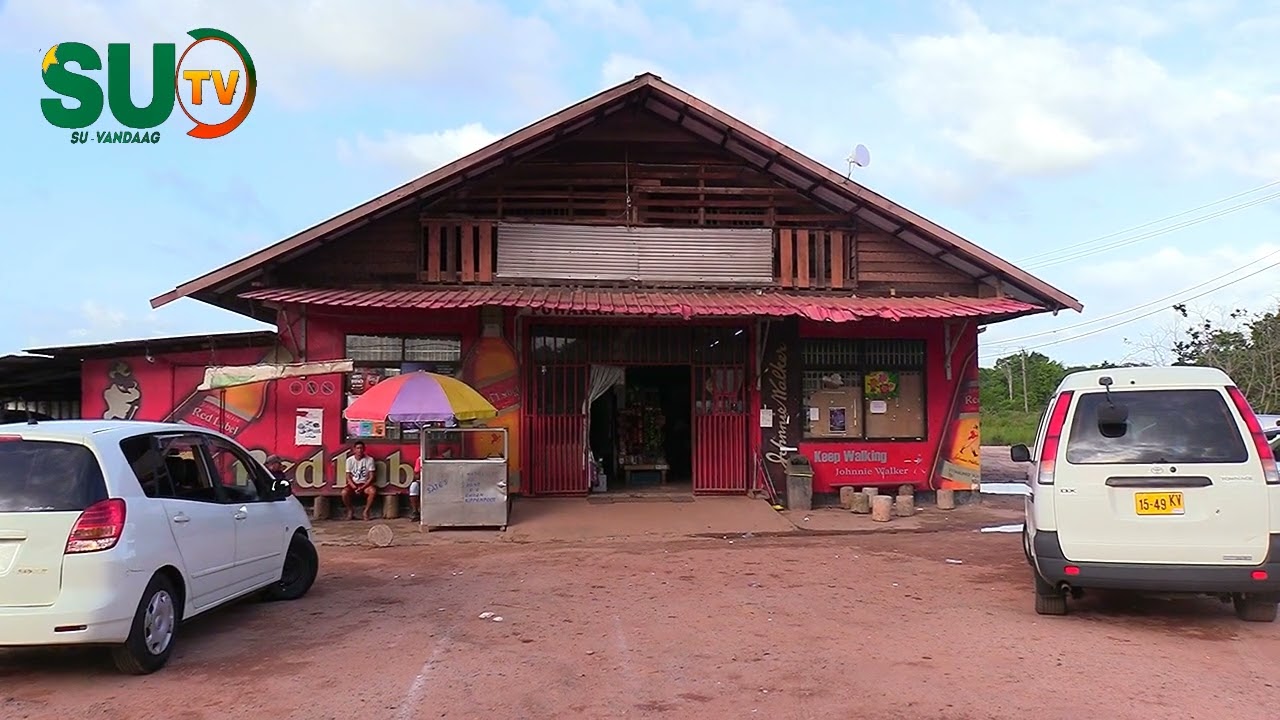 Powaka Inheemse dorp,. Suriname.