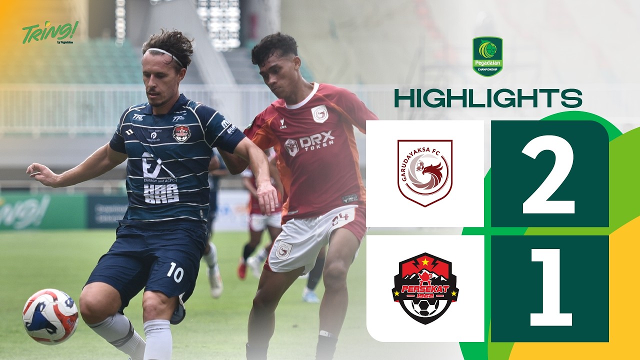 Highlight Pegadaian Championship 2025-26 | Garudayaksa FC vs Persekat Tegal | Pekan 19
