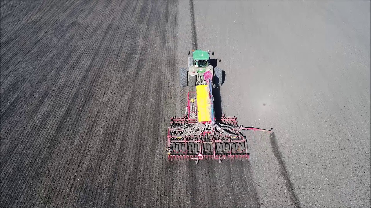 Сев яровых John Deere 8430 + Vaderstad Rapid 600C