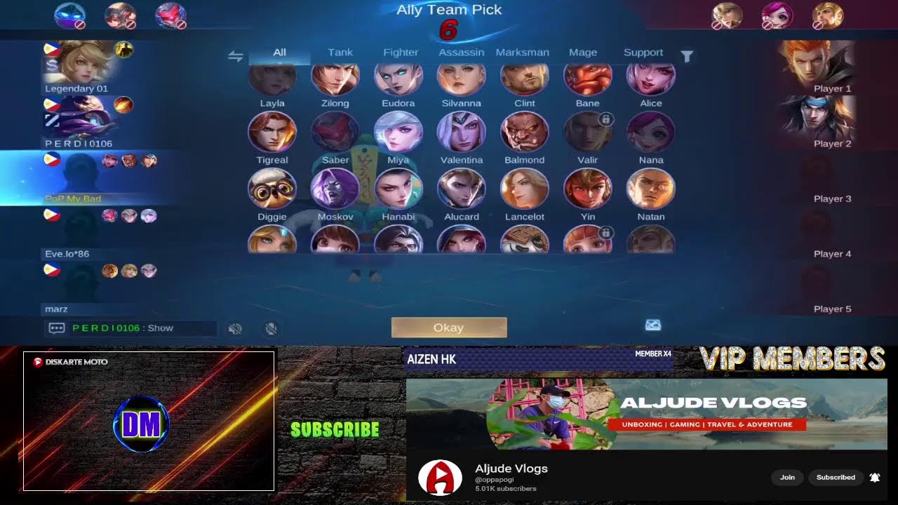 DM Support Live Stream