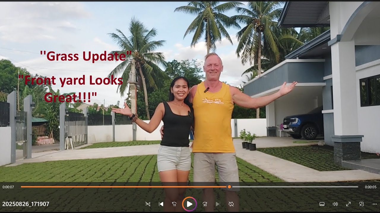 Philippines House Build; ''Grass Update''