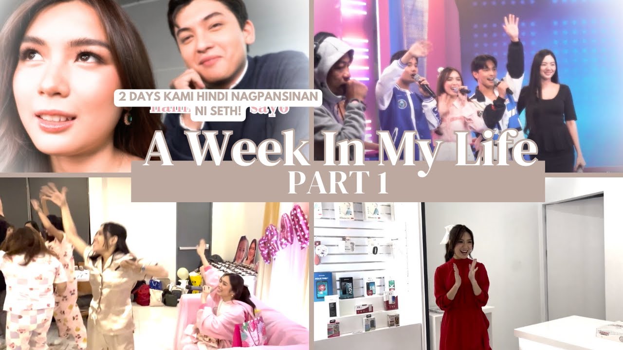 A WEEK IN MY LIFE (2 Days kami hindi nagpansinan ni Seth!) | Francine Diaz