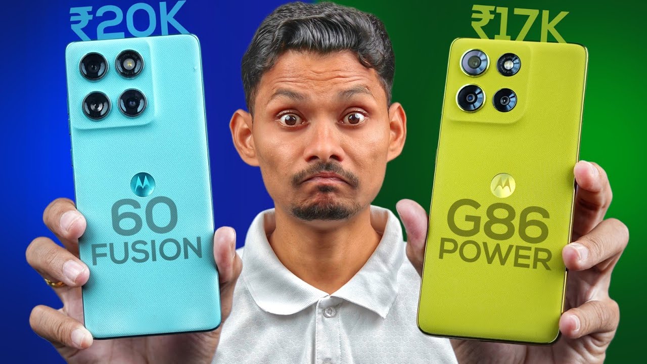 Moto G86 Power vs Moto Edge 60 Fusion - Best Moto Phone Under ₹20,000?