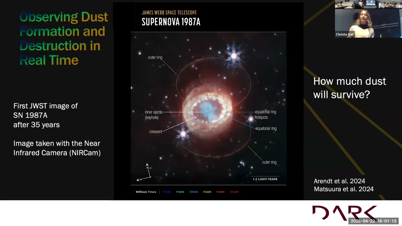 Christa Gall - Dust in Supernovae, Galaxies, and its Implications for Cosmology