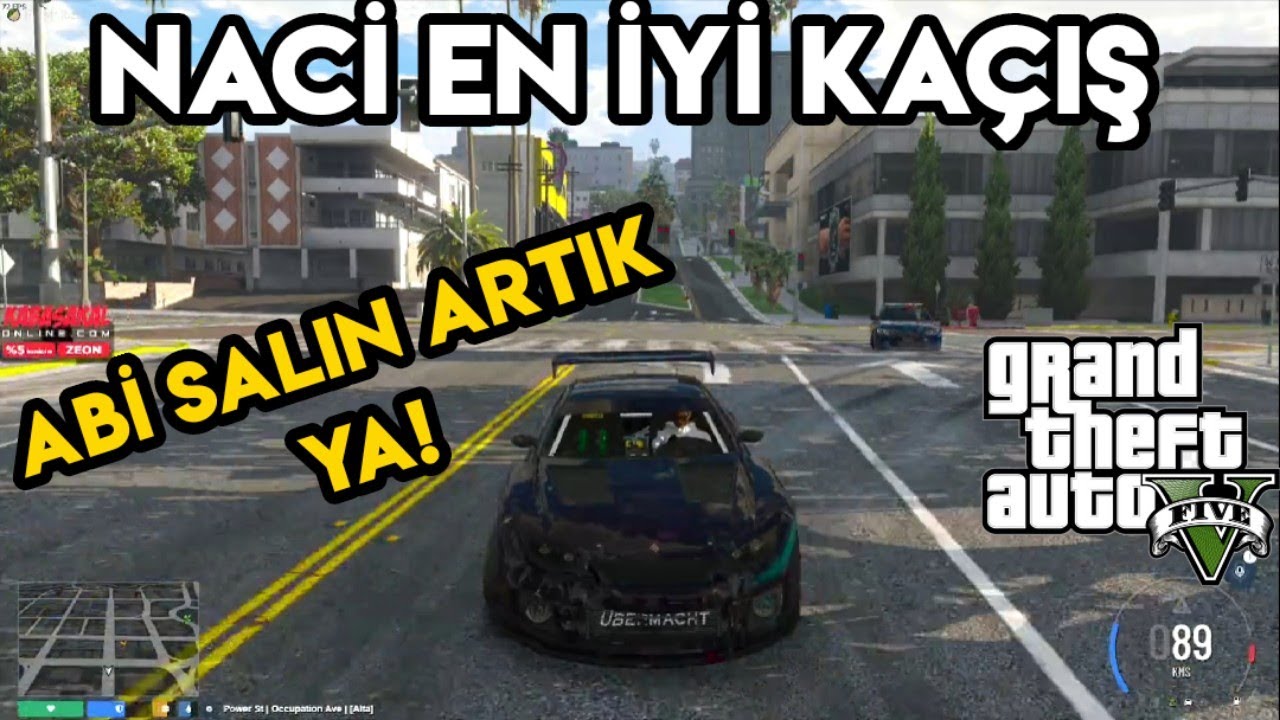 NACİ EN İYİ KAÇIŞ | 5 EKİP ARACI | EDRP GTA V EFSANE KAÇIŞ @NecatiAkcay