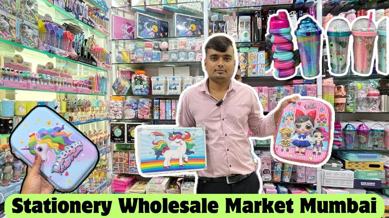 Wholesale Stationary Market Mumbai |Fancy Imported Kids stationary & Gift Items wholesale #crawford