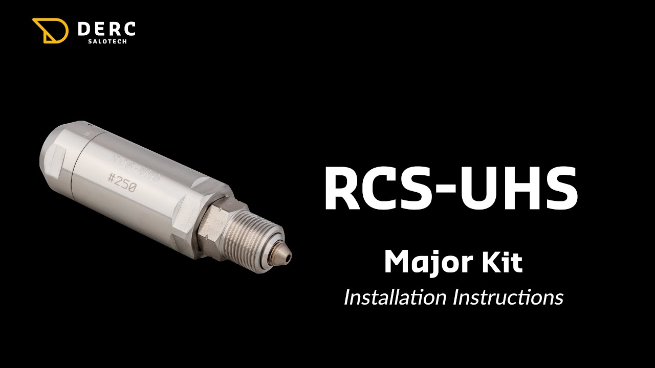DERC RCS-UHS | Major Kit | Maintenance Instructions