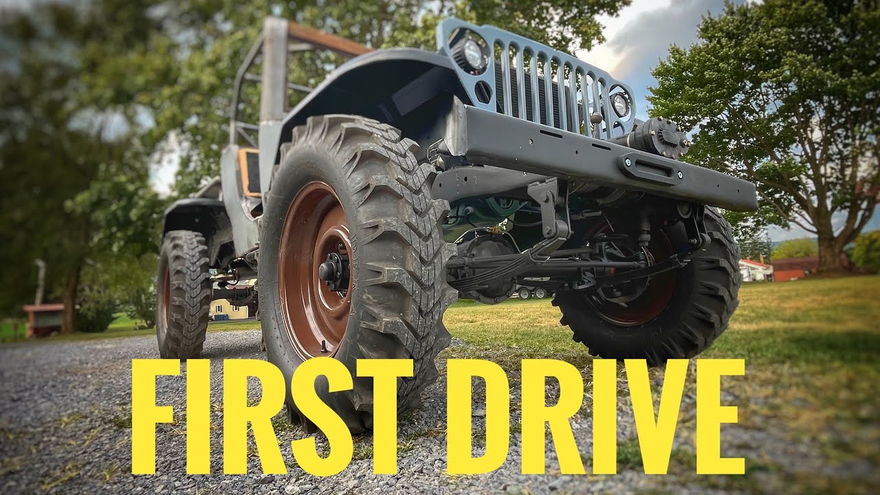 Hot rod Willys first drive 