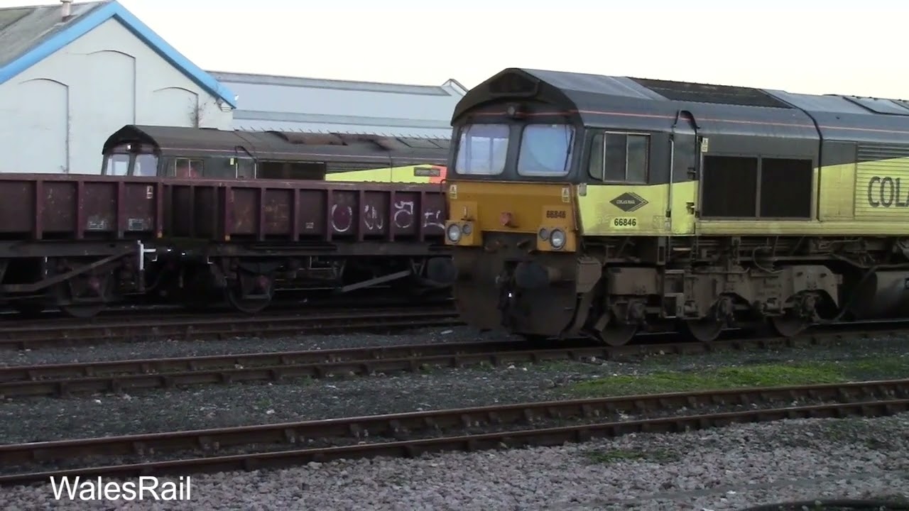 66849 Cold Start up Eastleigh Yard 20th January 2023