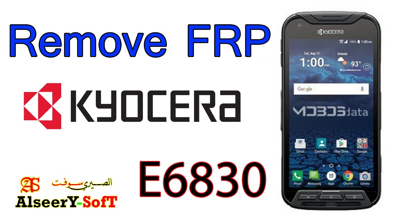 KYOCERA E6830 SPRINT/Bypass FRP Google Account Lock/Remove FRP