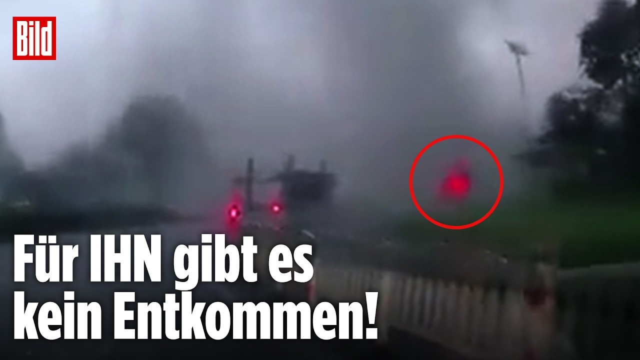 CHINA: Tornado schleudert Autofahrer mehrere Meter weit! Pl&ouml;tzlich gibt es kein Entkommen mehr!