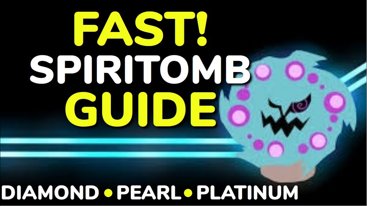 HOW TO GET SPIRITOMB - FAST GUIDE TO FIND SHINY SPIRITOMB! GEN 4 POKEMON DIAMOND, PEARL, PLATINUM