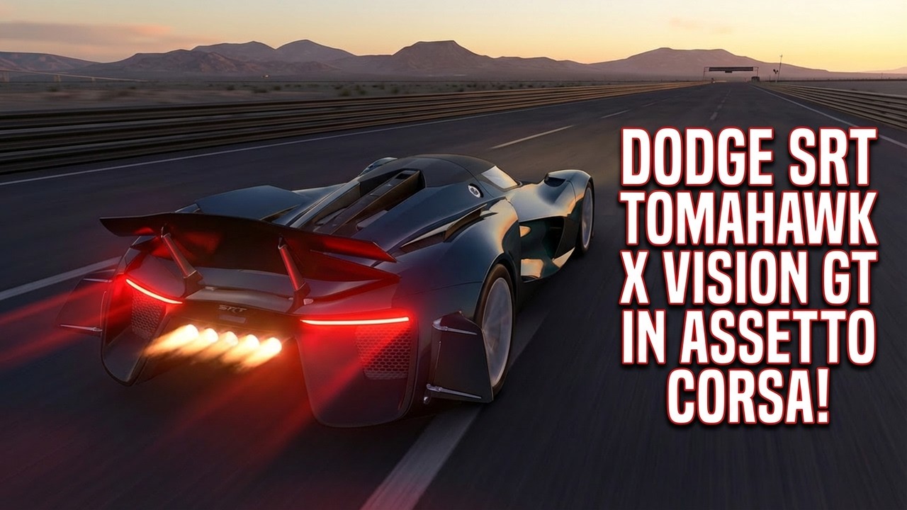 SRT Tomahawk X Vision GT - Assetto Corsa Mod Testing at Special Stage Route X