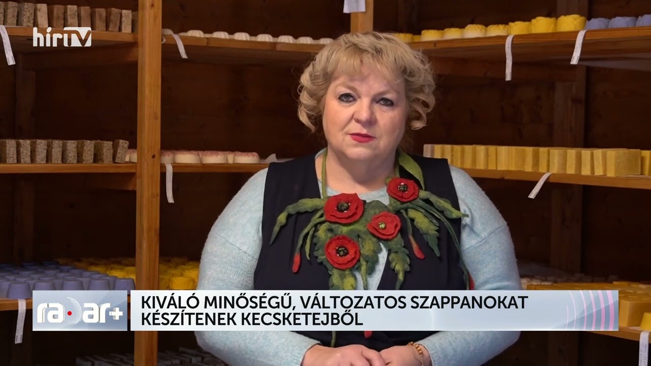 Kiváló minőségű, változatos szappanokat készítenek kecsketejből - HÍR TV+