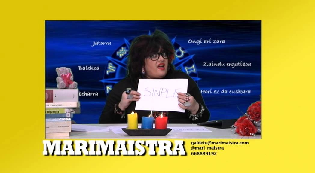 Marimaistra 42: Idazlana