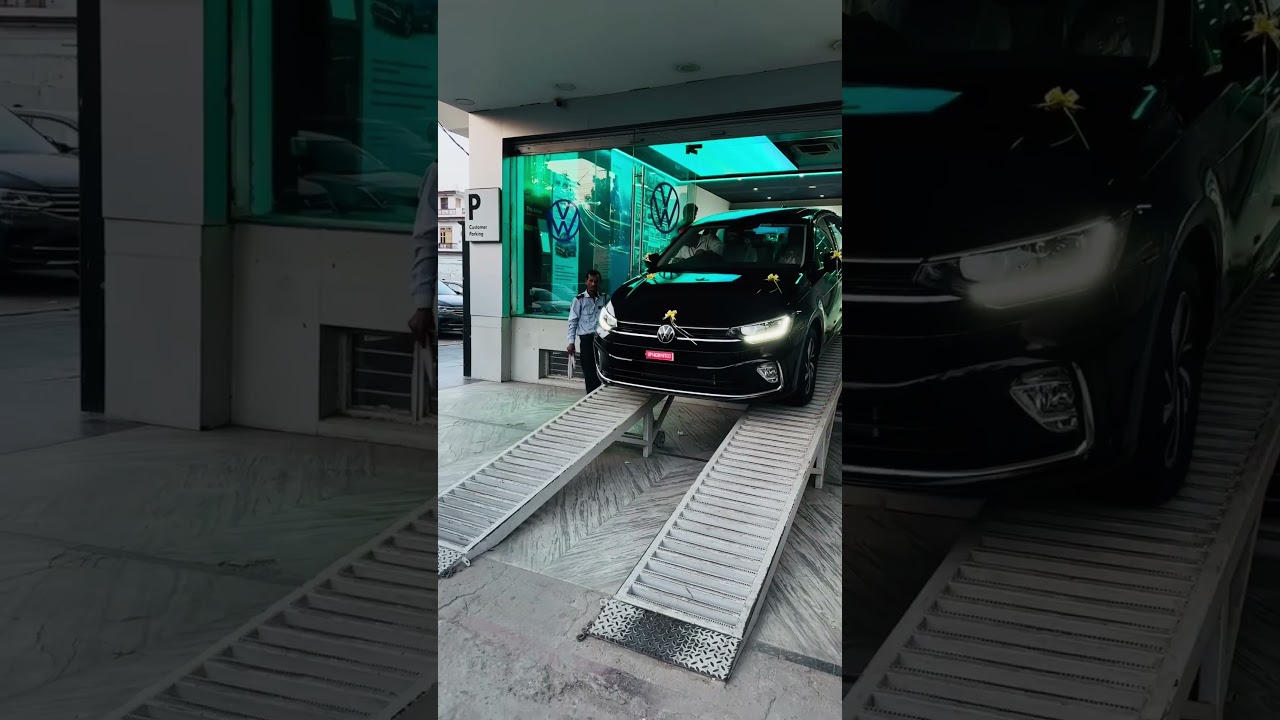 Volkswagen Virtus Topline Delivery#volkswagenindia #virtustsi #turbocharged  #blackvirtus