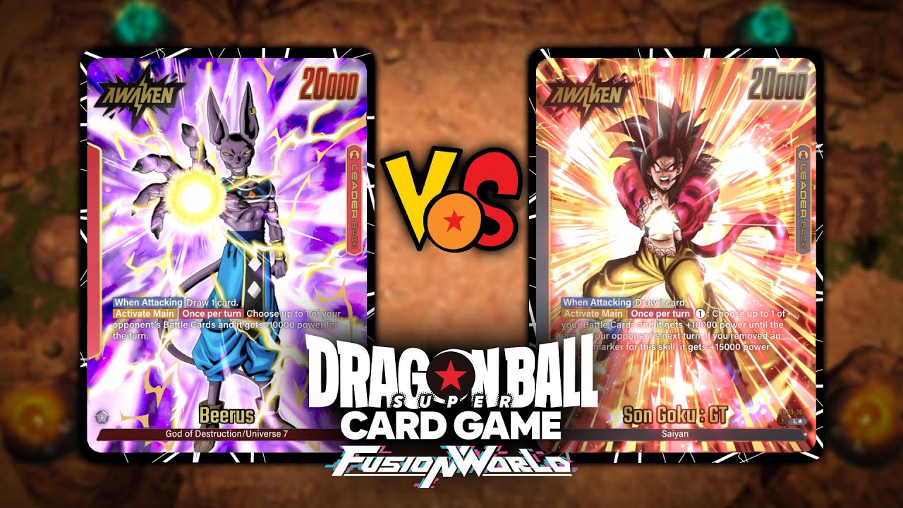 BEERUS VS GOKU:GT Deck Profile & Gameplay | FB04 Dragon Ball Super Card Game Fusion World