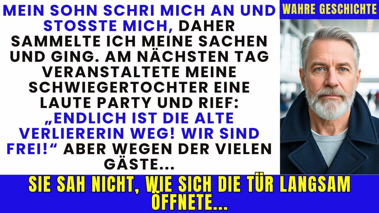 Mein Sohn und meine Schwiegertochter warfen mich aus dem Haus – und feierten danach eine Party.
