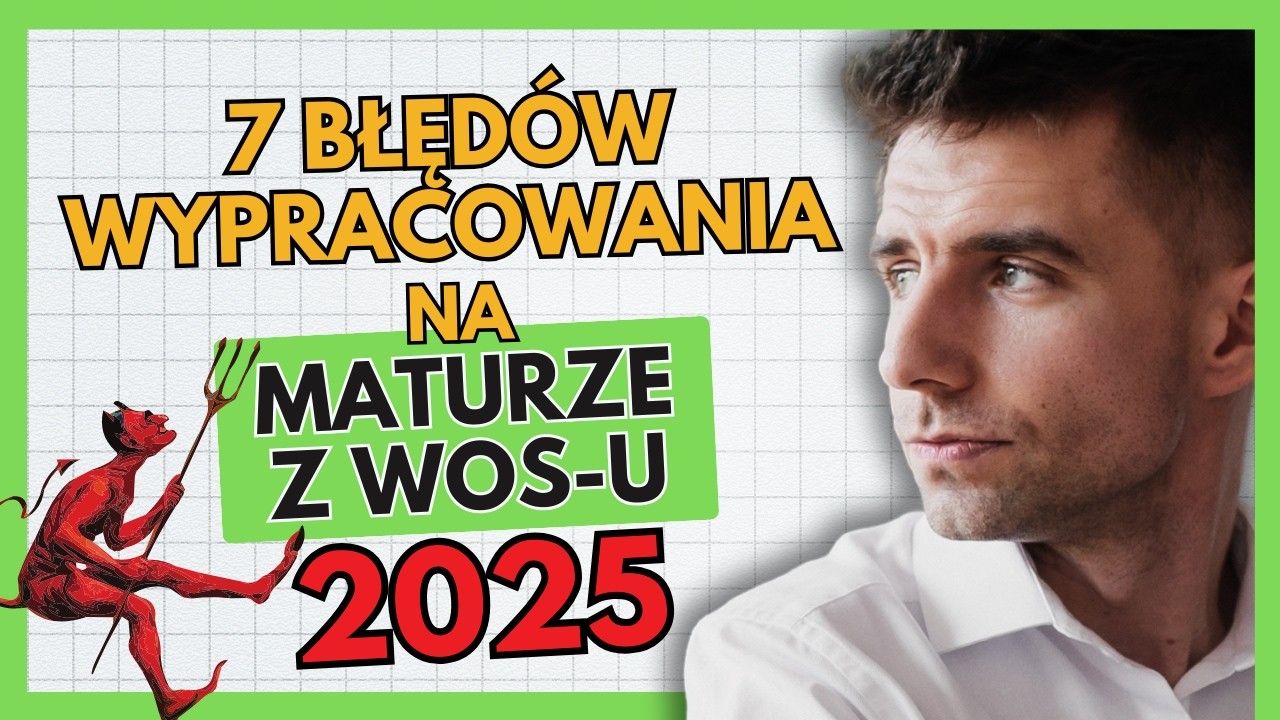 7 najczęstszych błędów 😨 na wypracowaniu z WOS-u!