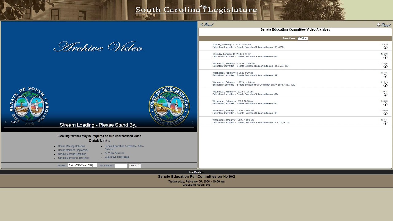 🔴 LIVE: USC, Clemson, Coastal ADs appear at hearing on SC NIL bill