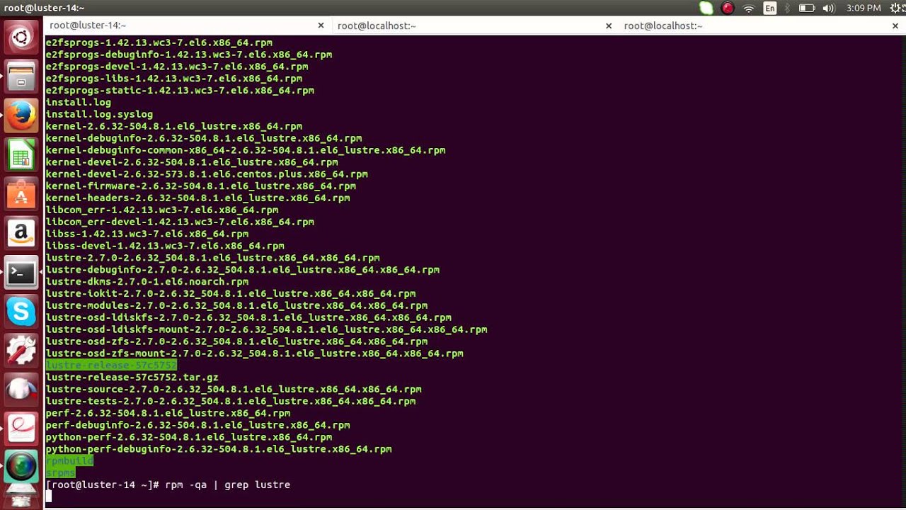 Create and Mounting Lustre Filesystem
