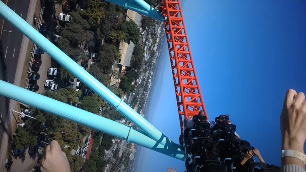 Xcelerator - Knott's Berry Farm - Row 8 (4K HD POV) - November 2023