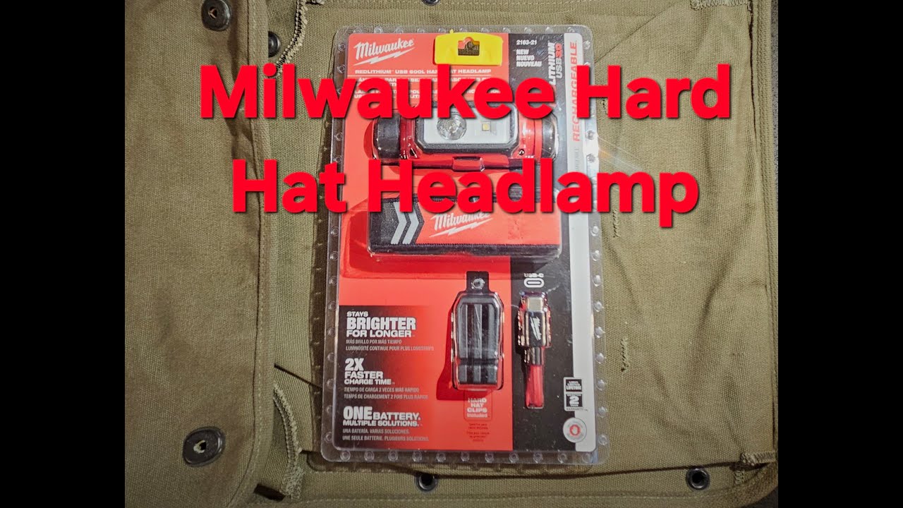 Milwaukee Hard Hat Headlamp