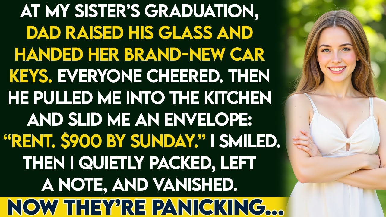 My Sister Got a Car For Graduating. I Got a Bill for Rent. I Walked Out—and Left One Note.
