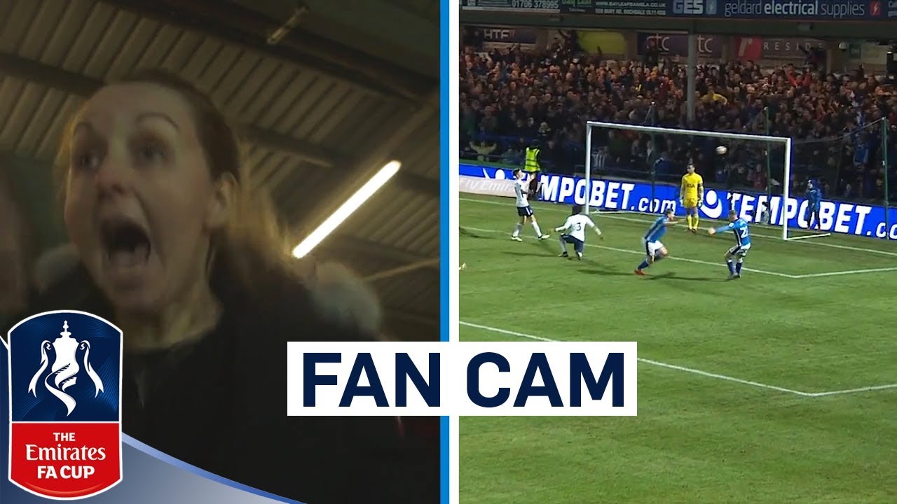 Fans React To Dramatic Finale! | Rochdale vs Spurs | Fan Cam | Emirates FA Cup 2017/18